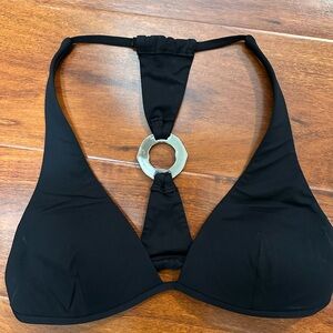 Victoria's Secret black sexy bikini decorated with crystals top size M